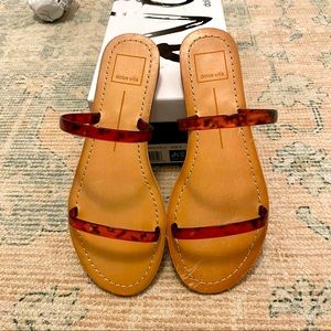 NWT! Dolce Vita Tortoise Slides